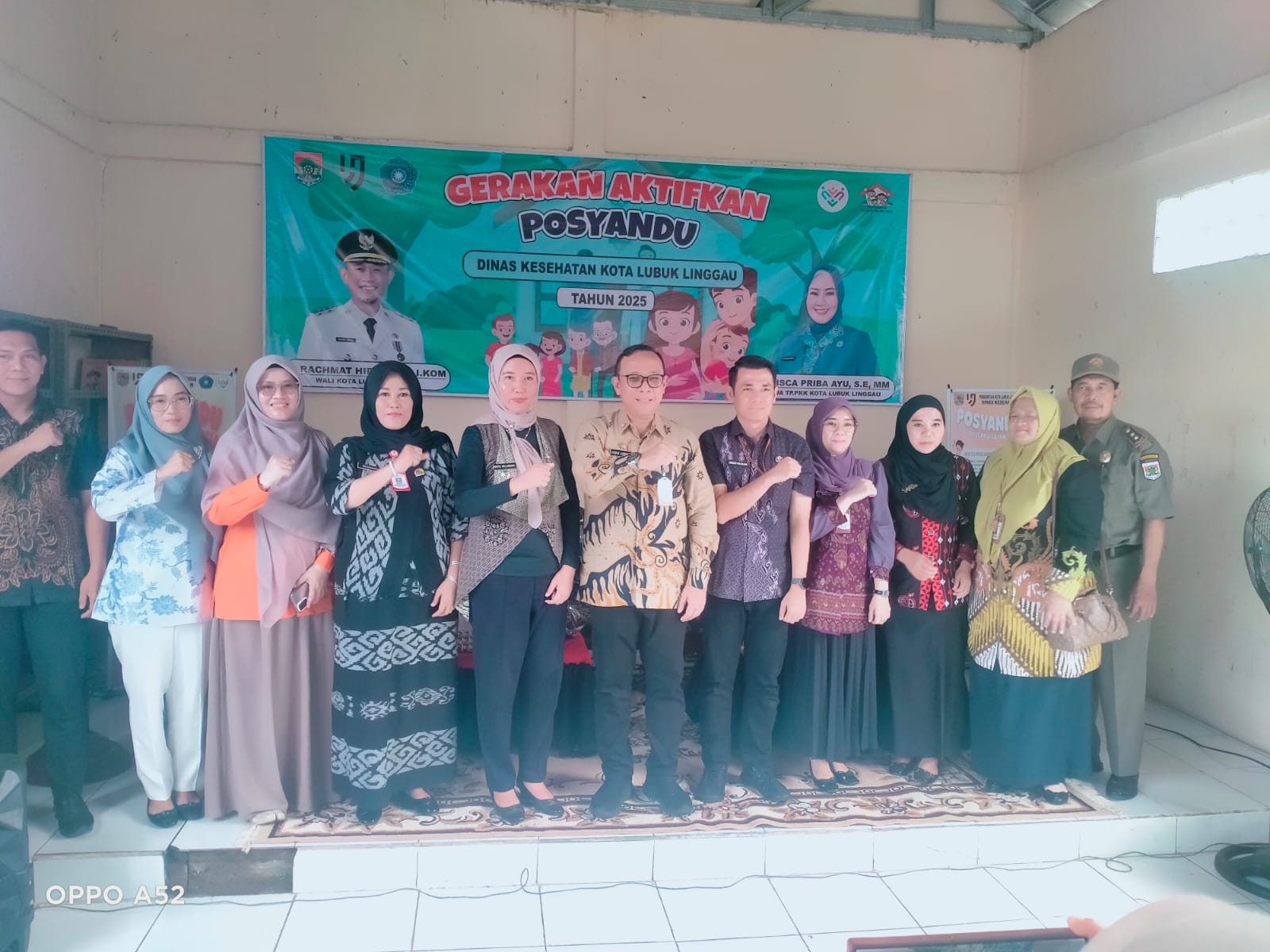 Asisten I Hadiri Gerakan Aktifkan Posyandu Melati VII Tahun 2025 di Lubuklinggau