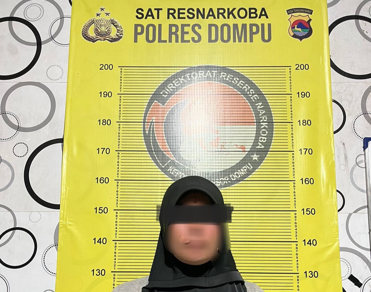 Gagal Hilangkan Barang Bukti, Terduga Pengedar Sabu di Dompu Diamankan Polisi
