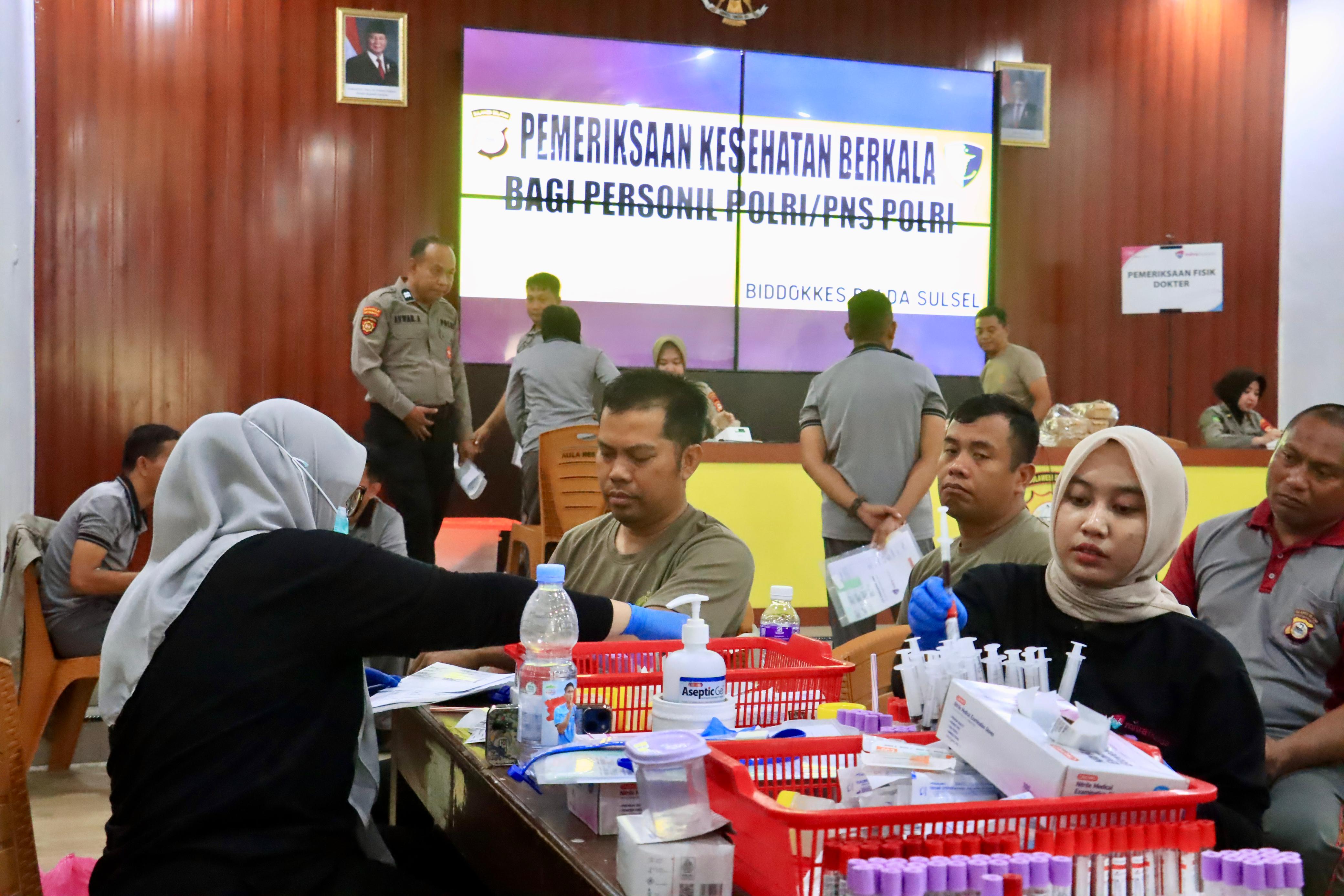 Rikkes Berkala TA 2026, Polres Takalar Pastikan Kesiapan Fisik dan Mental Personel