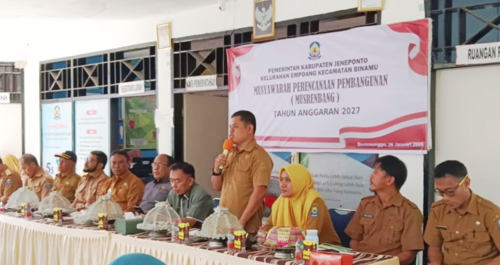 Musrenbang Kelurahan Empoang Fokuskan Irigasi dan Penurunan Stunting Tahun 2027
