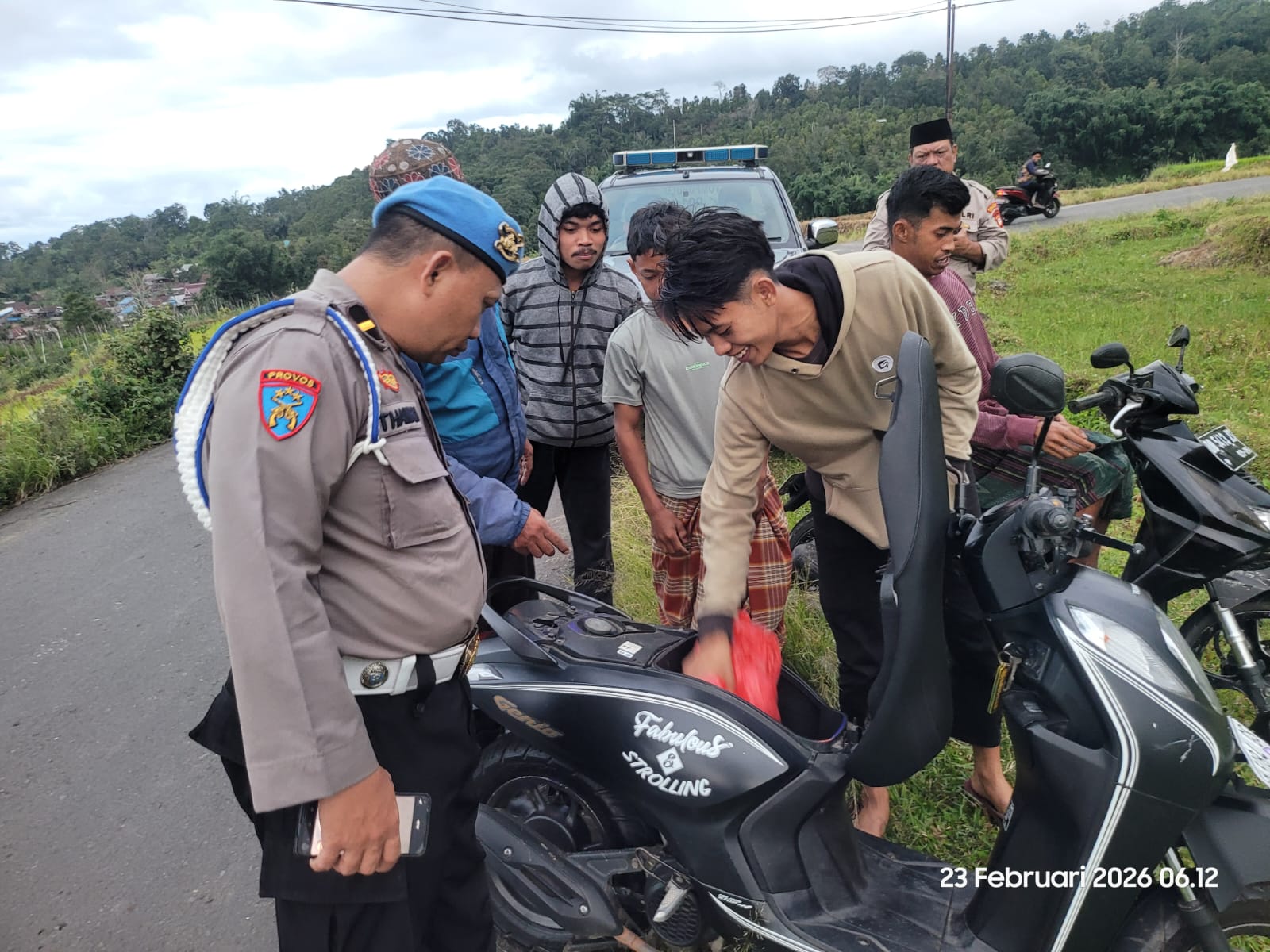 Kapolsek Tompobulu Siagakan Patroli Cegah Balap Liar Selama Ramadhan