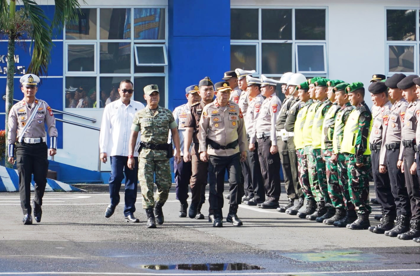 Wakapolres Tasikmalaya Pimpin Apel Gelar Pasukan Operasi Keselamatan Lalu Lintas