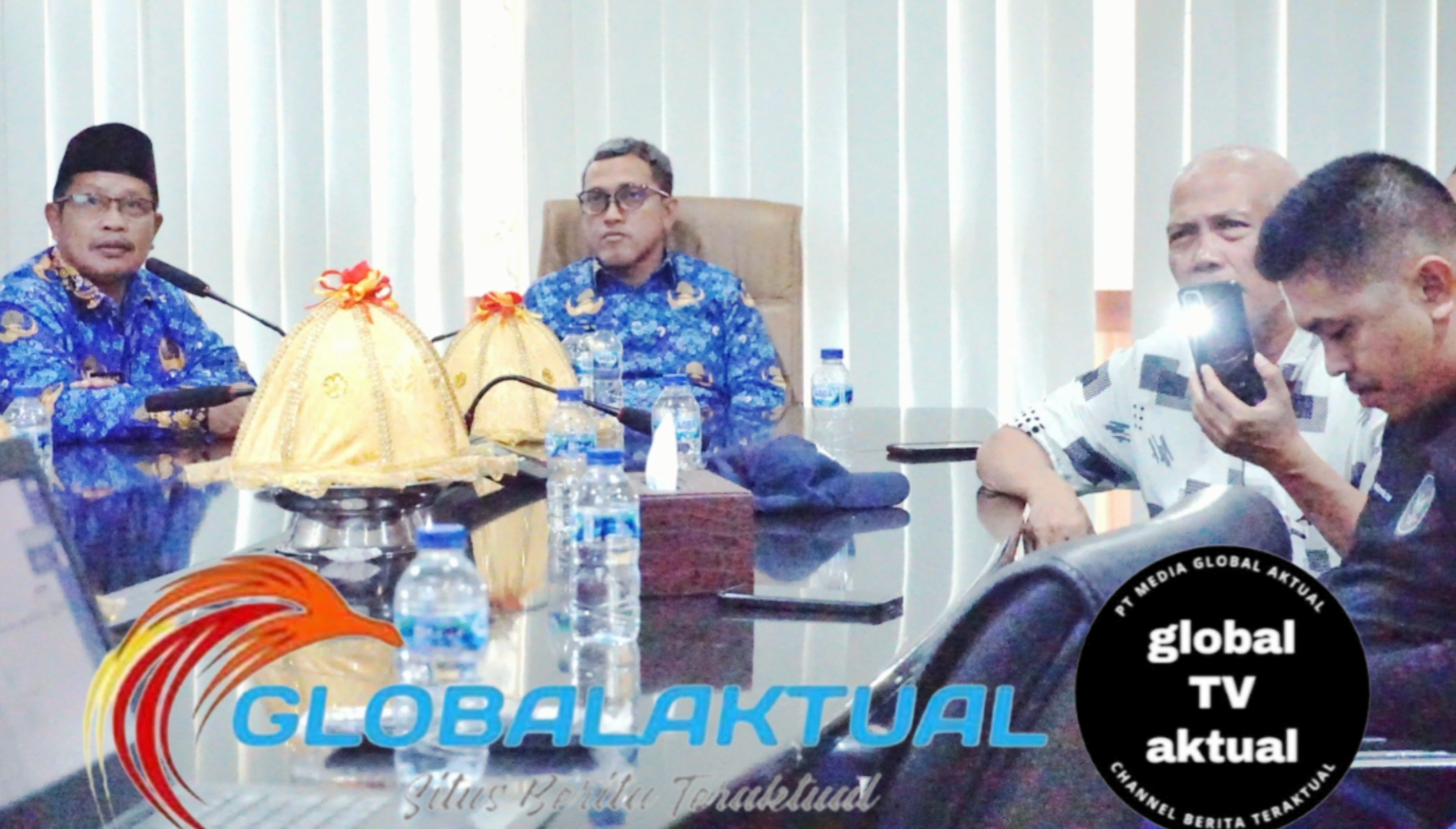 Bupati Jeneponto Bahas Teknis Pembangunan Pasar Modern Melalui Rapat Daring