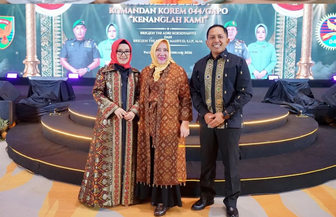 Bupati Musi Rawas Hadiri Sertijab Danrem 044/Garuda Dempo, Perkuat Sinergi TNI dan Pemda