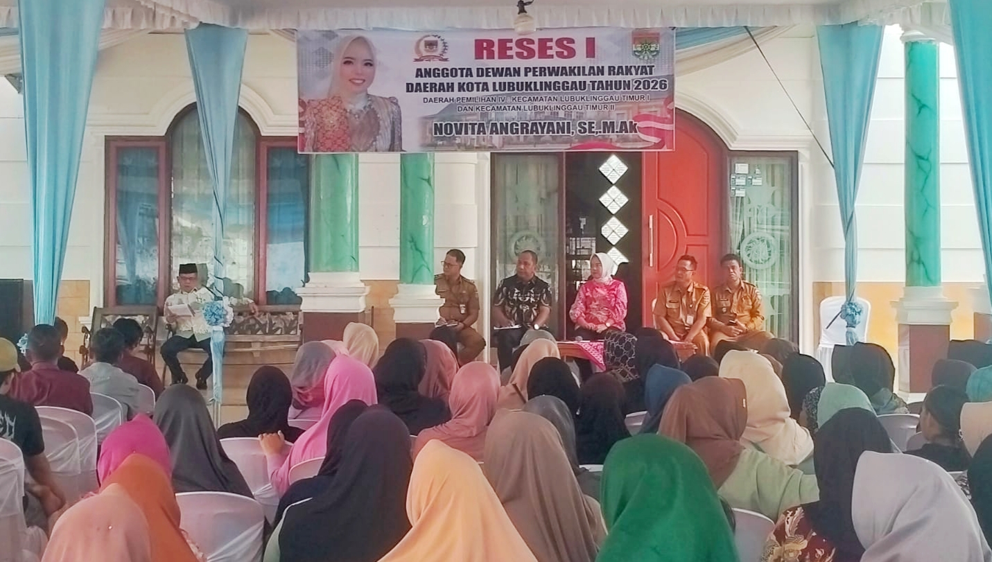 Reses Perdana 2026, Novita Anggraini Serap Aspirasi Warga Lubuklinggau Timur