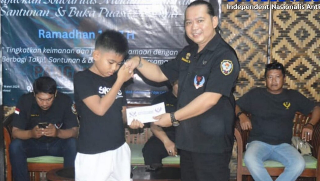 DPC 234 SC Pangandaran Gelar Baksos Ramadhan, Santuni Anak Yatim dan Bagikan Takjil