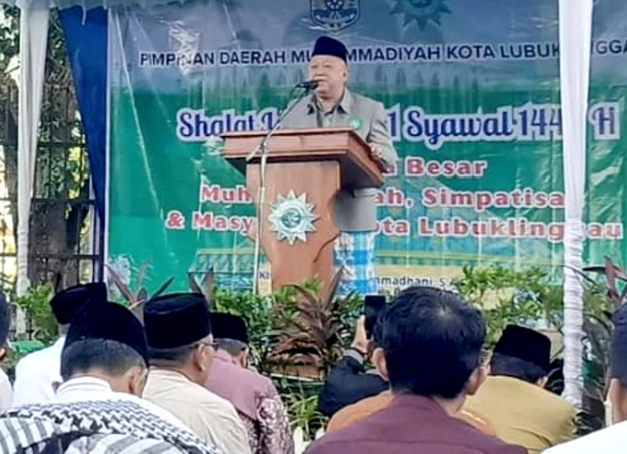 Ribuan Warga Muhammadiyah Lubuklinggau Laksanakan Sholat Idul Fitri 1447 H dengan Khusyuk di Lapangan TOM