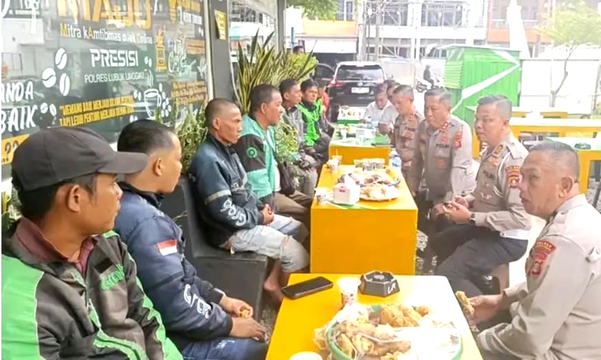 Polres Lubuklinggau Hadirkan Kedai Majo, Ojol Nikmati Fasilitas Gratis dan Layanan Kesehatan Rutin