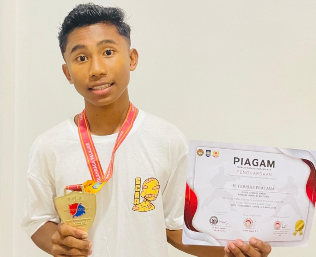 Atlet Pelajar Dompu Raih Emas di PORJAR NTB 2026, Minim Apresiasi Pemda Jadi Sorotan