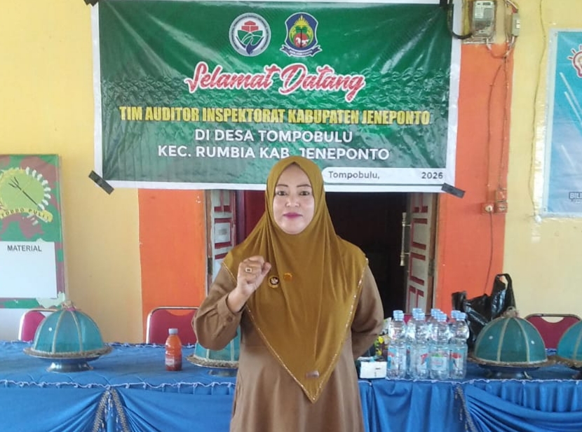 Pemdes Tompobulu Sambut Tim Auditor Inspektorat Jeneponto, Dorong Peningkatan Kualitas Pelayanan Publik