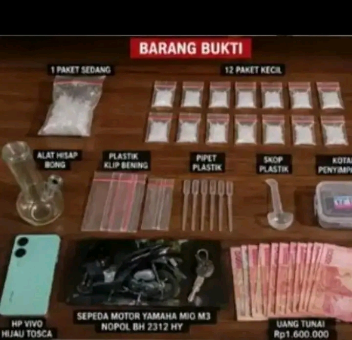 Satresnarkoba Polres Rejang Lebong Tangkap Terduga Pengedar Sabu di Area Pemakaman Covid