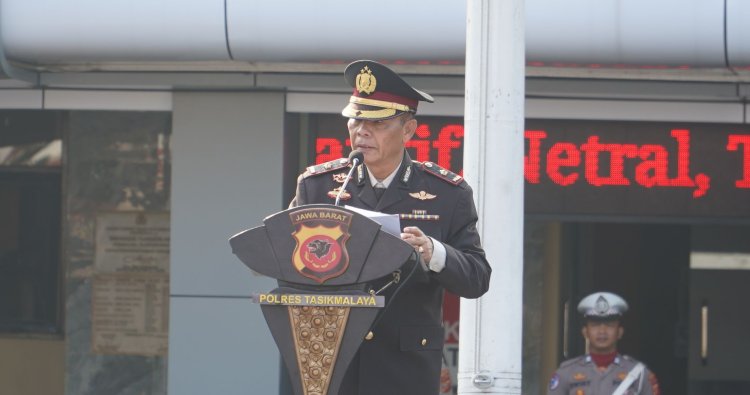 Polres Tasikmalaya Gelar Upacara Hari Kebangkitan Nasional, Waka Polres Ajak Personel Tingkatkan Semangat Pengabdian