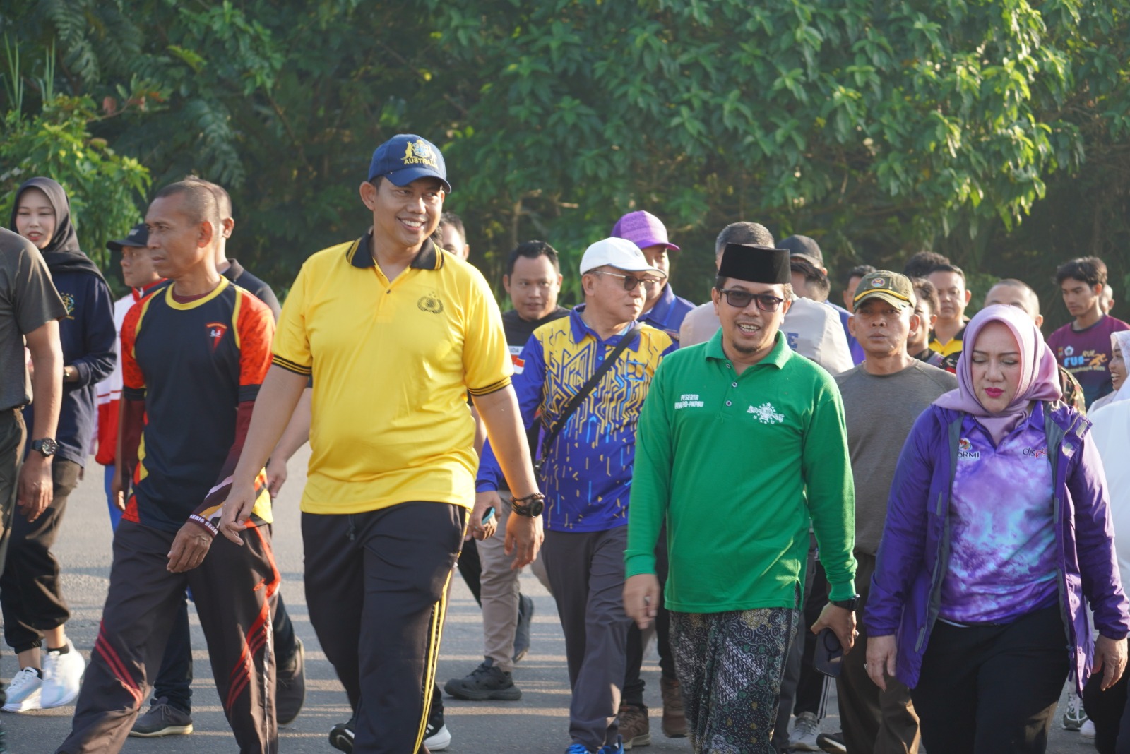Ribuan Warga Meriahkan Jalan Sehat Hari Bhayangkara ke-80, Polres Musi Rawas Perkuat Sinergi Jaga Kamtibmas