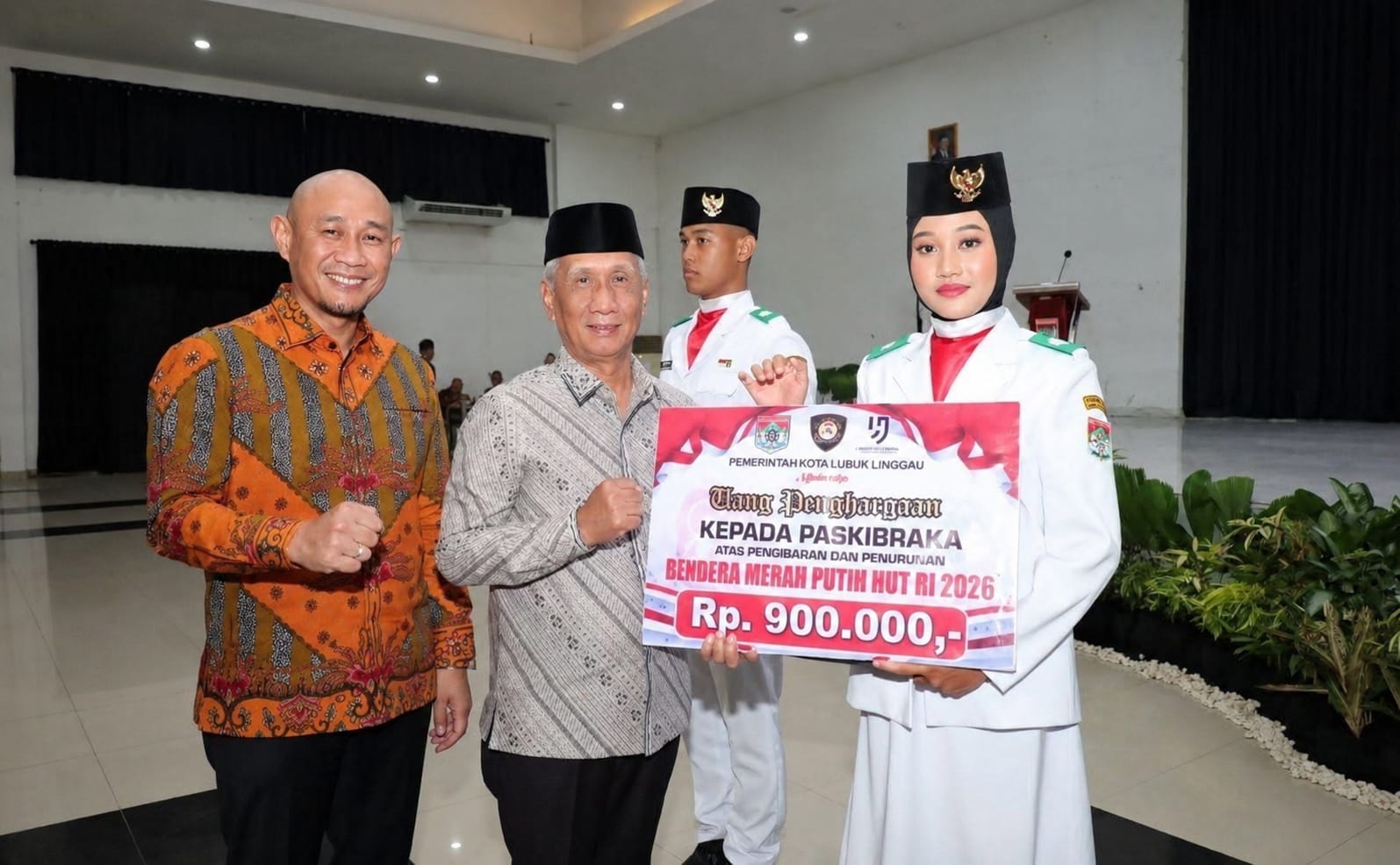 Paskibraka Lubuk Linggau Dapat Apresiasi Wali Kota, Nilai Nasionalisme Jadi Bekal Generasi Muda
