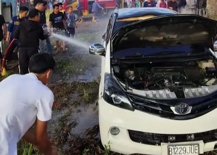 Minibus Terbakar di SPBU Tabarenah, Polisi Telusuri Jeriken dan Keberadaan Pemilik