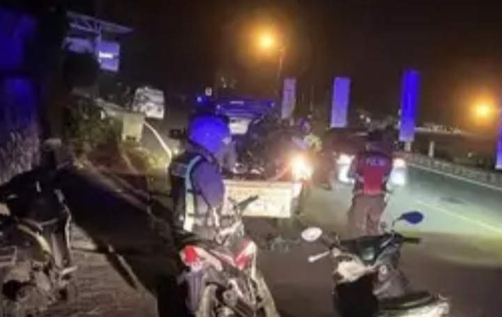 Polres Rejang Lebong Tertibkan Motor Diduga untuk Balap Liar di Tikungan Mahi
