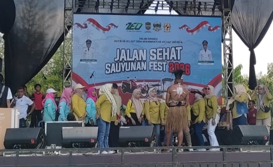 HUT ke-43 Desa Mekar Mukti Dimeriahkan Jalan Santai dan Panggung Hiburan Rakyat