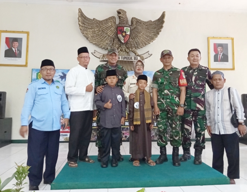 Lomba Azan Kodim 0613 Ciamis Jaring Bibit Talenta Anak Usia Dini