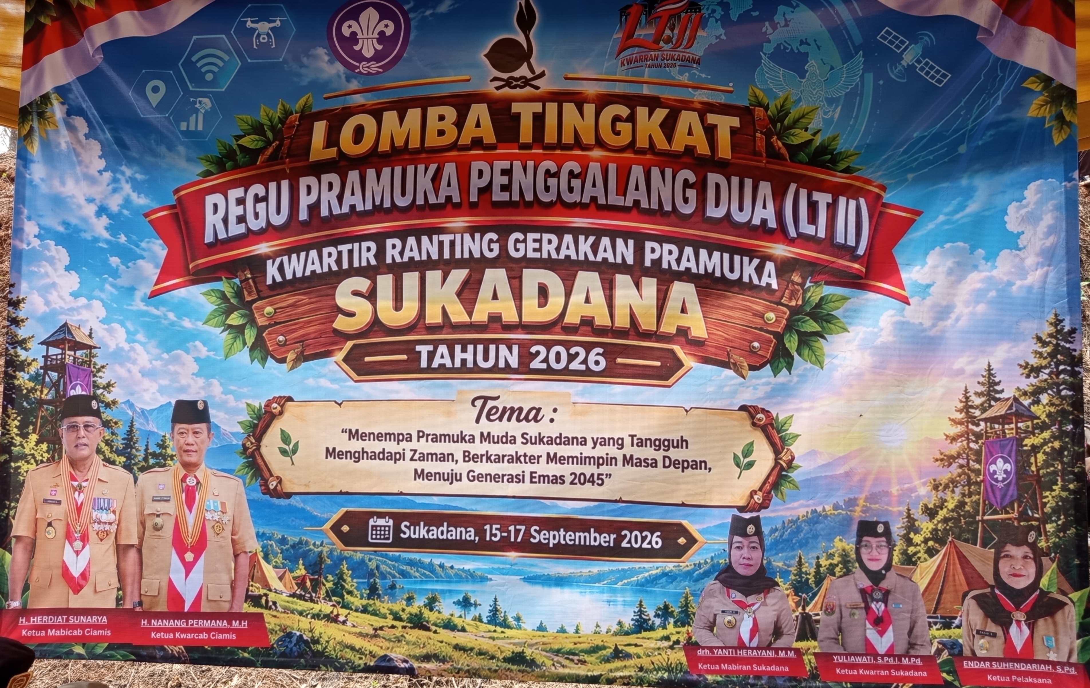 Kwaran Sukadana Optimistis Wakili Kecamatan di Tingkat Kabupaten