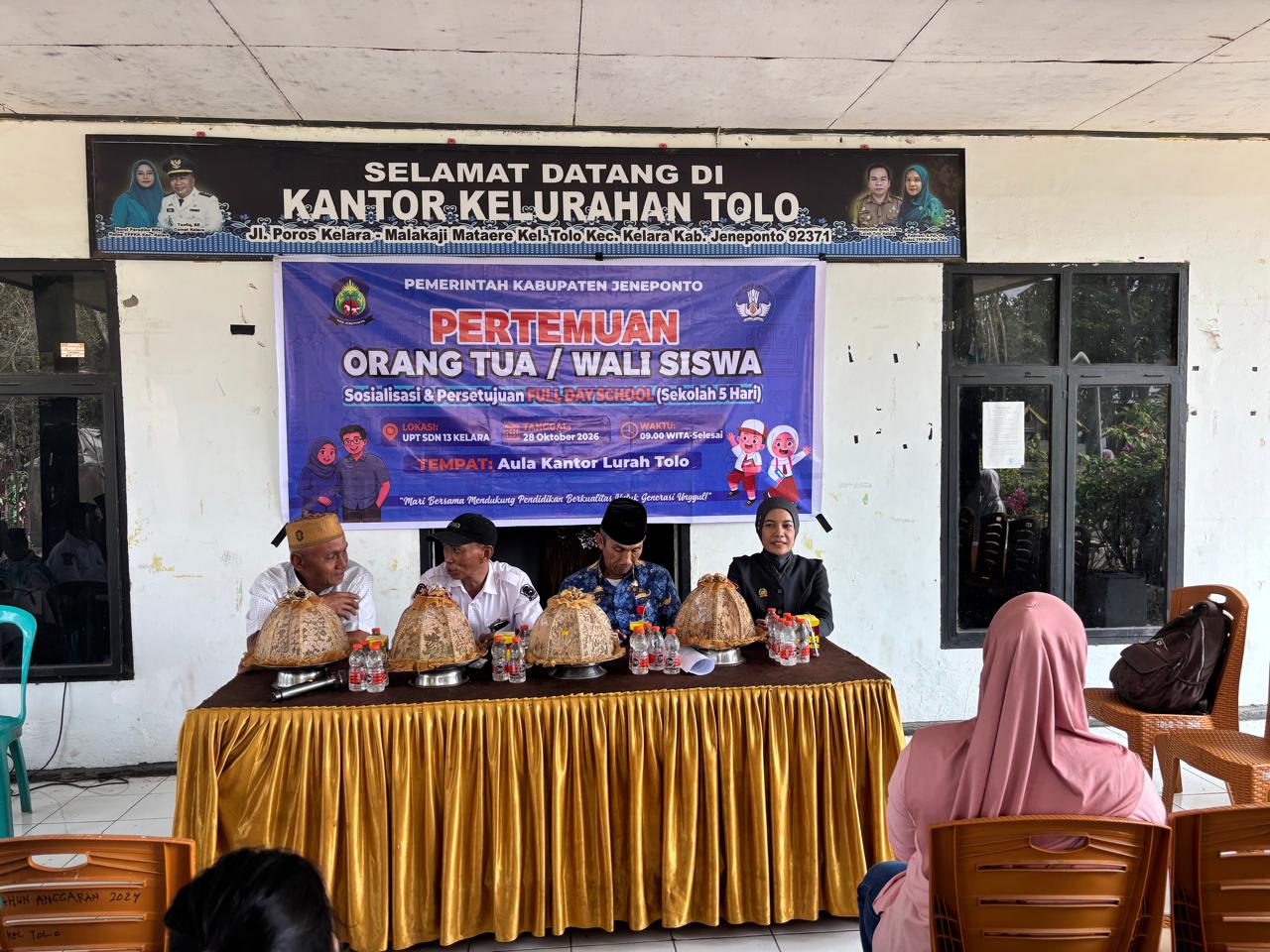 175 Orang Tua Siswa di Kelara Sepakati Uji Coba Full Day School Selama Dua Pekan