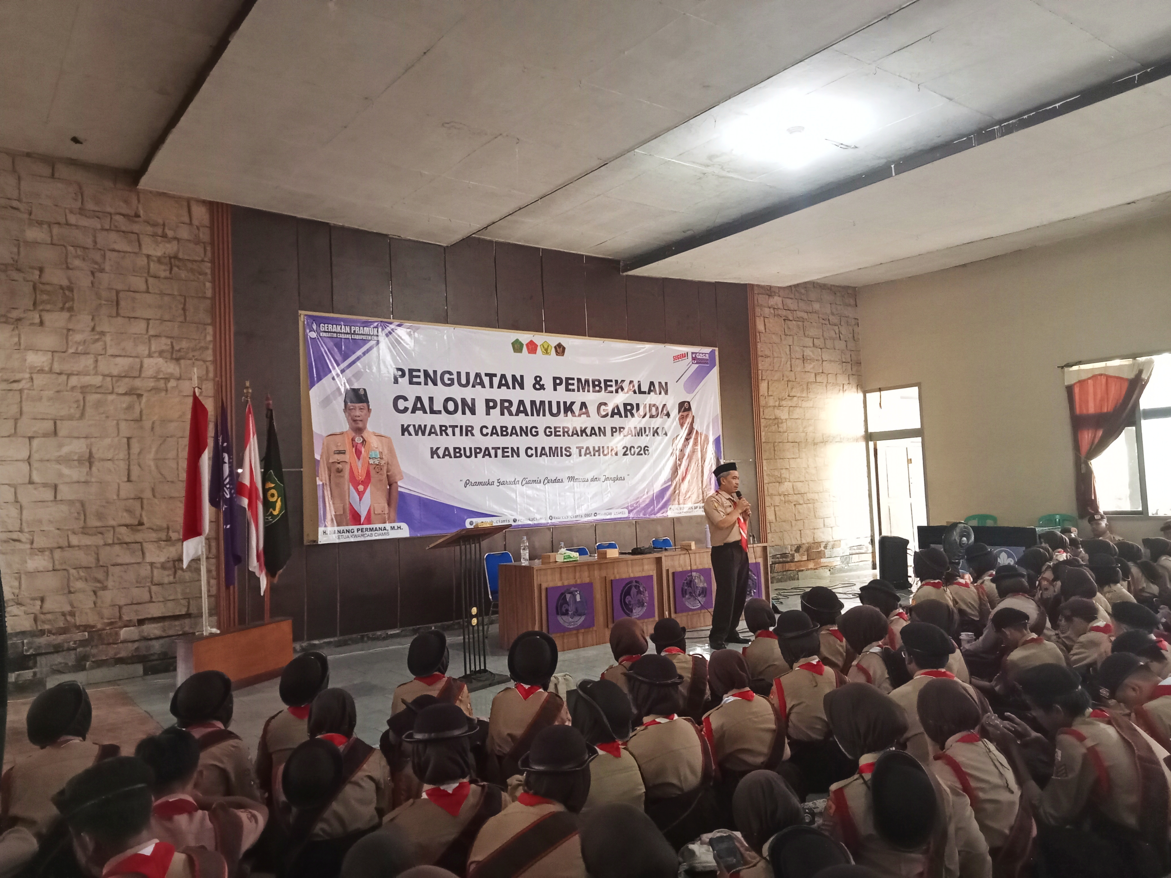 Kwarcab Ciamis Gelar Pembekalan Calon Pramuka Garuda, Perkuat Kompetensi 1.089 Peserta